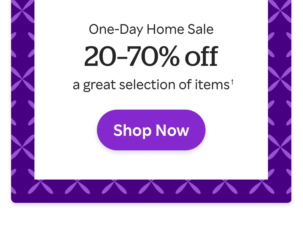 Bloomingdale's: One Day Home Sale + 10% Cash Back on Home