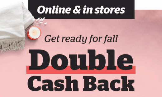 Double Cash Back - See All Stores