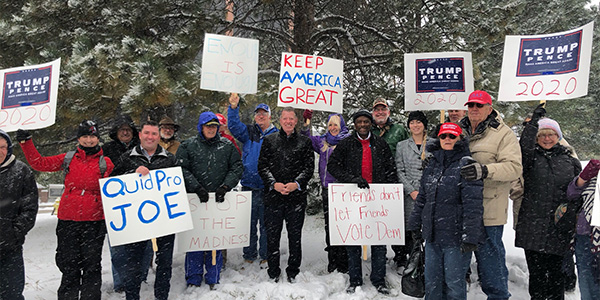 Arapahoe Tea Party in Colorado at Rep. Jason Crow’s office